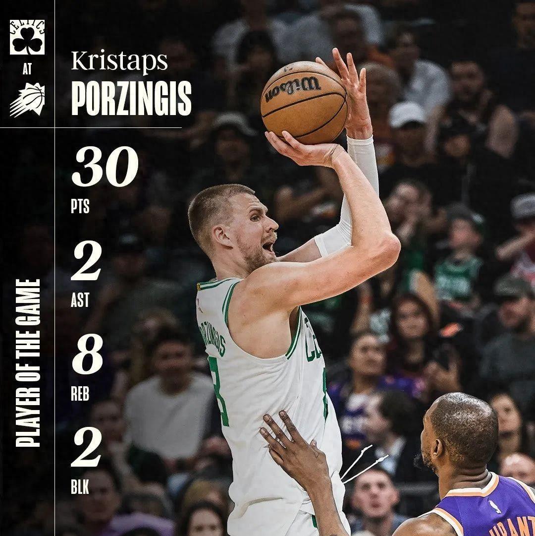 独行侠险胜菲律宾男篮，波尔津吉斯打破历史纪录